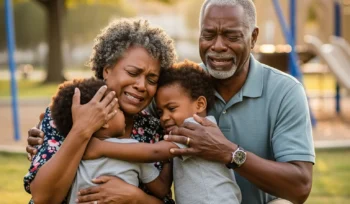 grandparents reunite with grandchildren