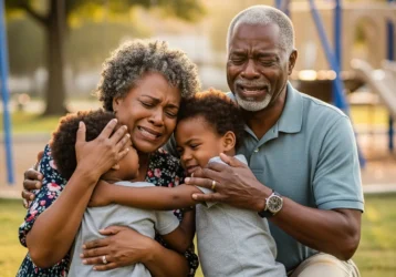 grandparents reunite with grandchildren
