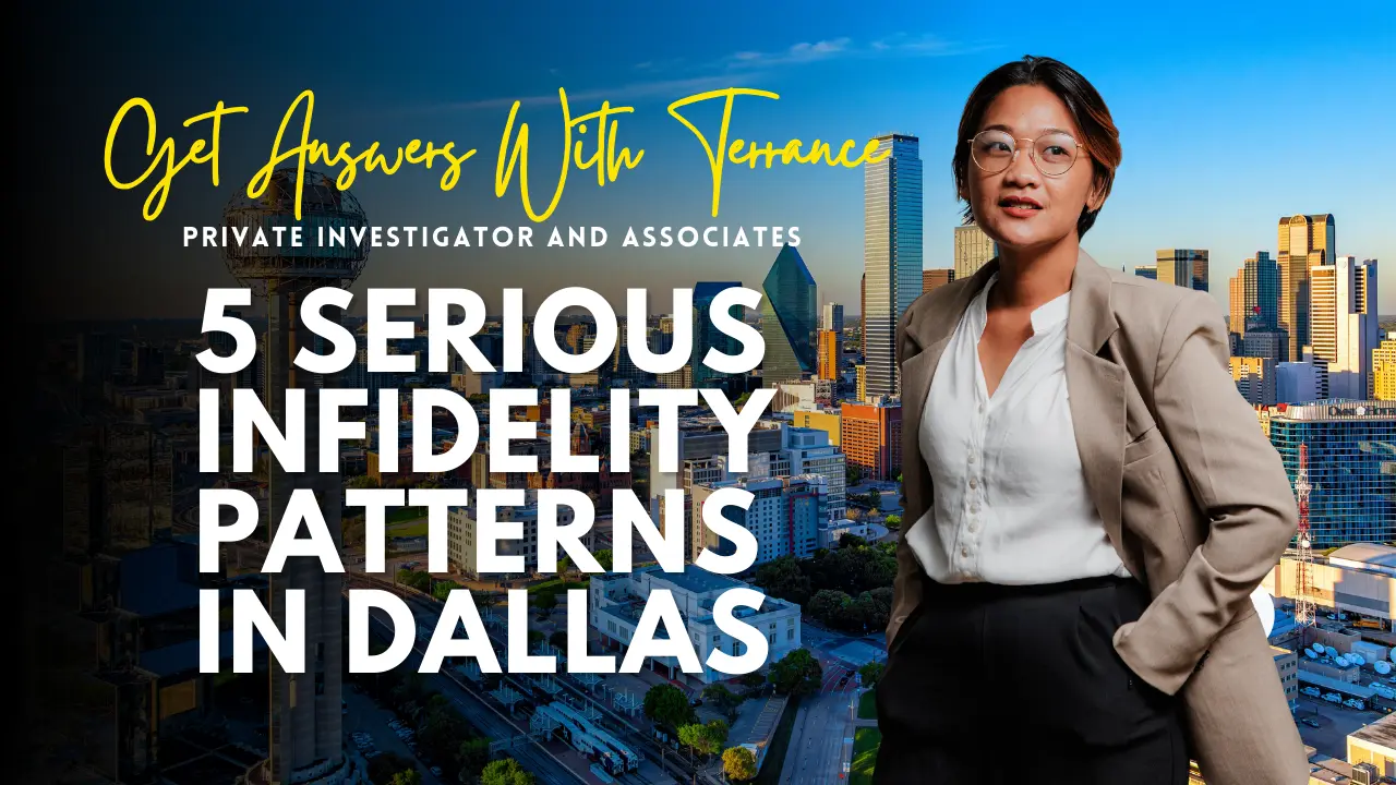 Private investigator for infidelity in Dallas reviewing surveillance documentation