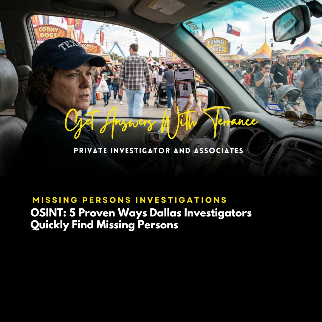 Dallas private investigator analyzing social media using OSINT