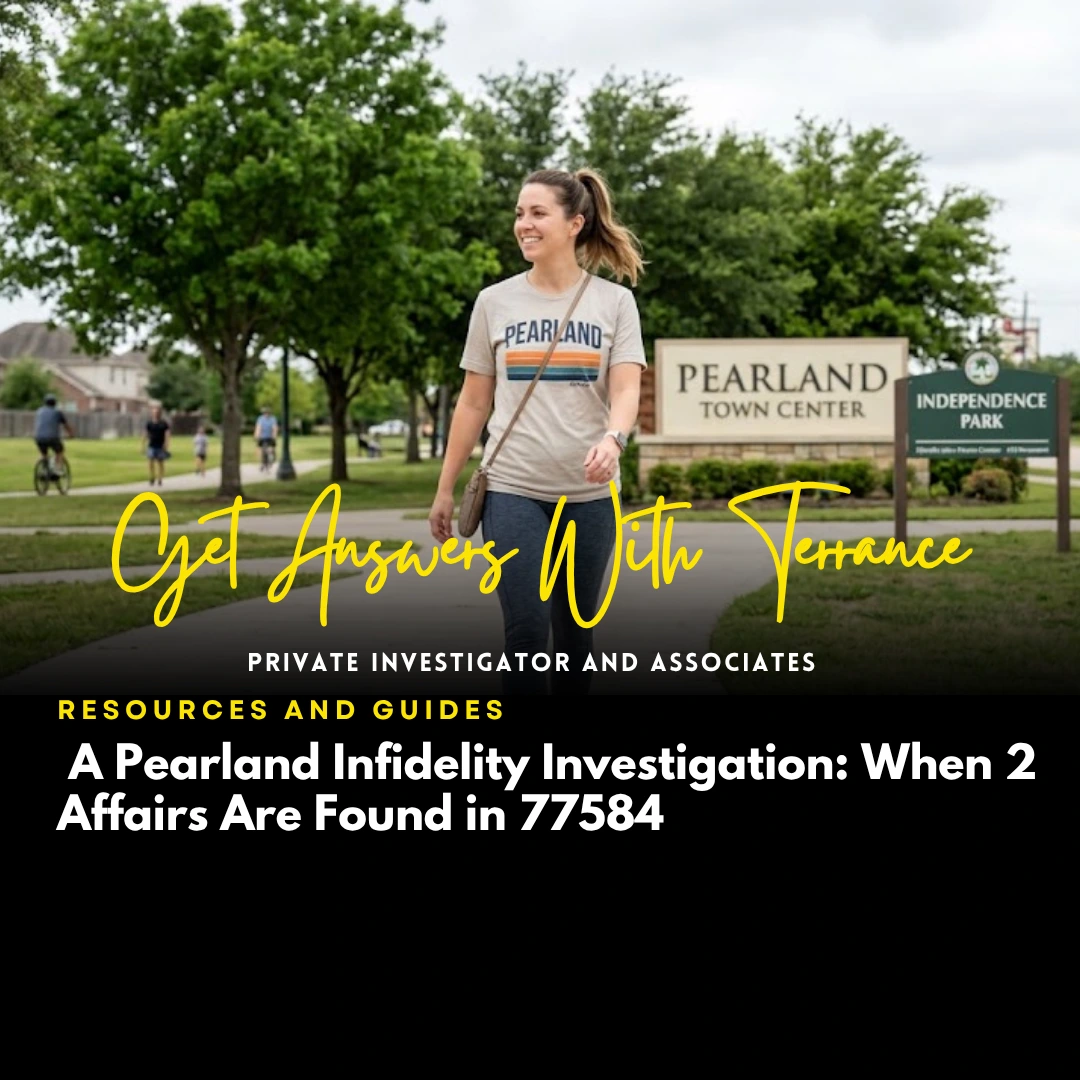 infidelity investigation Pearland TX 77584