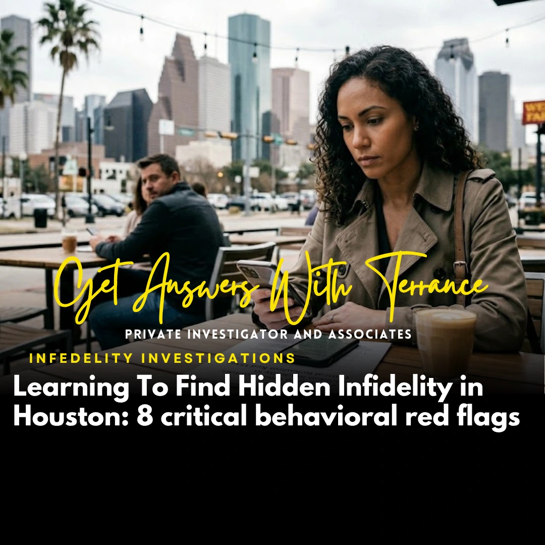 Learning To Find Hidden Infidelity in Houston: 8 critical behavioral red flags