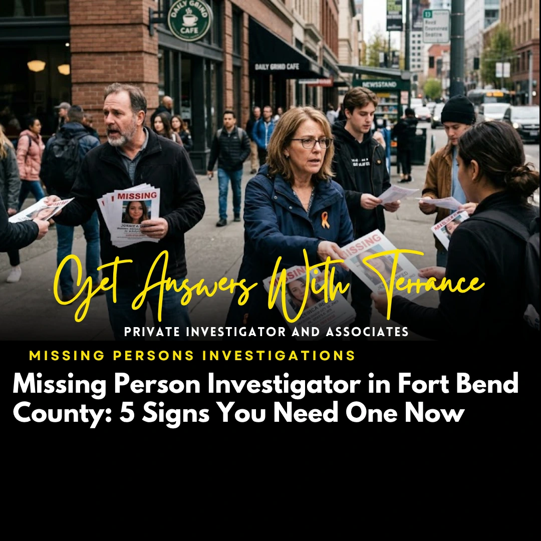 Missing Person Investigator in Fort Bend County