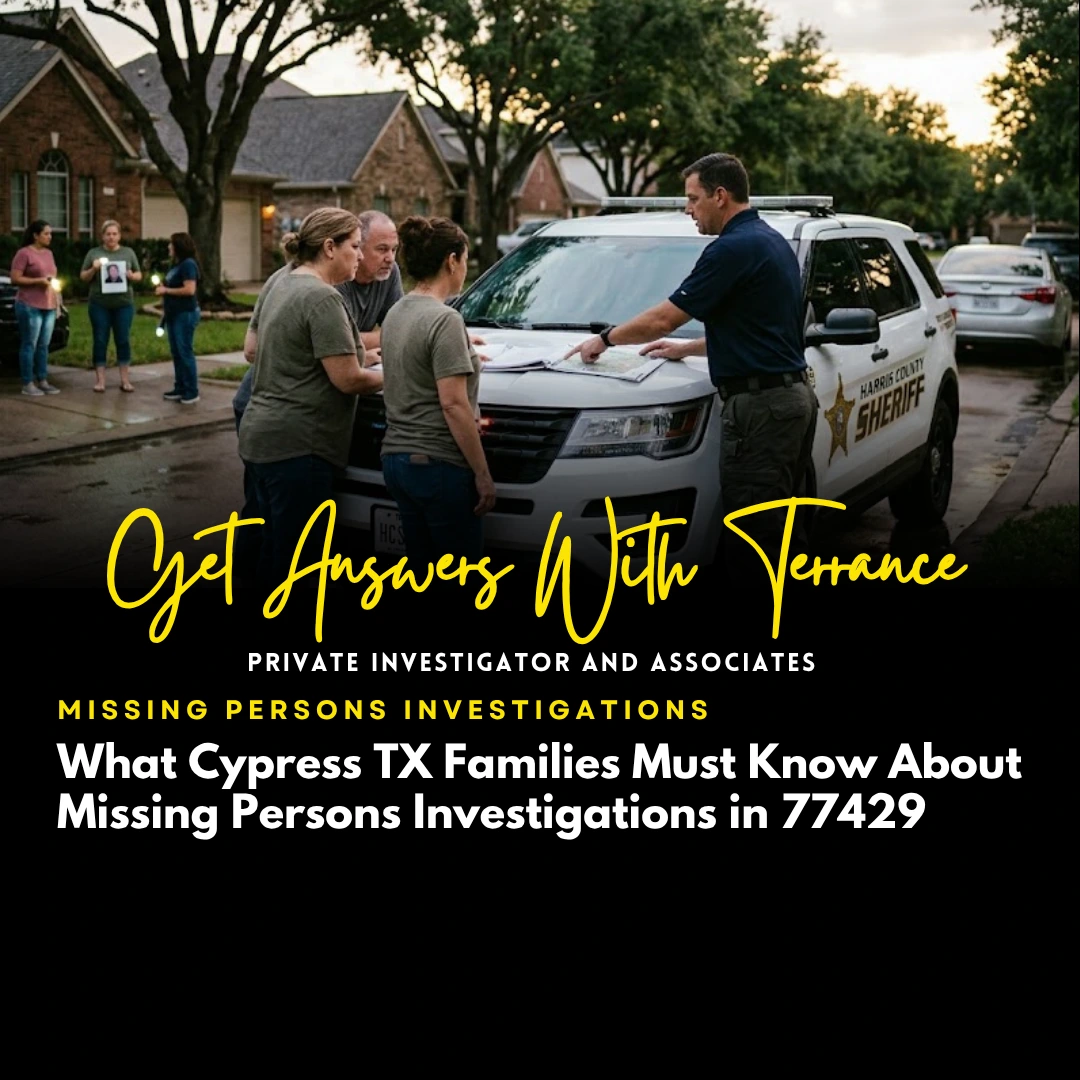 Missing Persons Investigations in Cypress TX