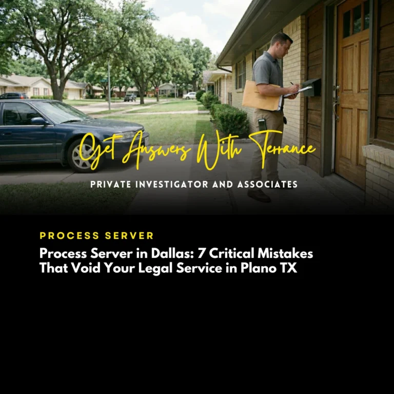 process server in dallas TX 75093 serving legal papers Plano Collin County courthouse