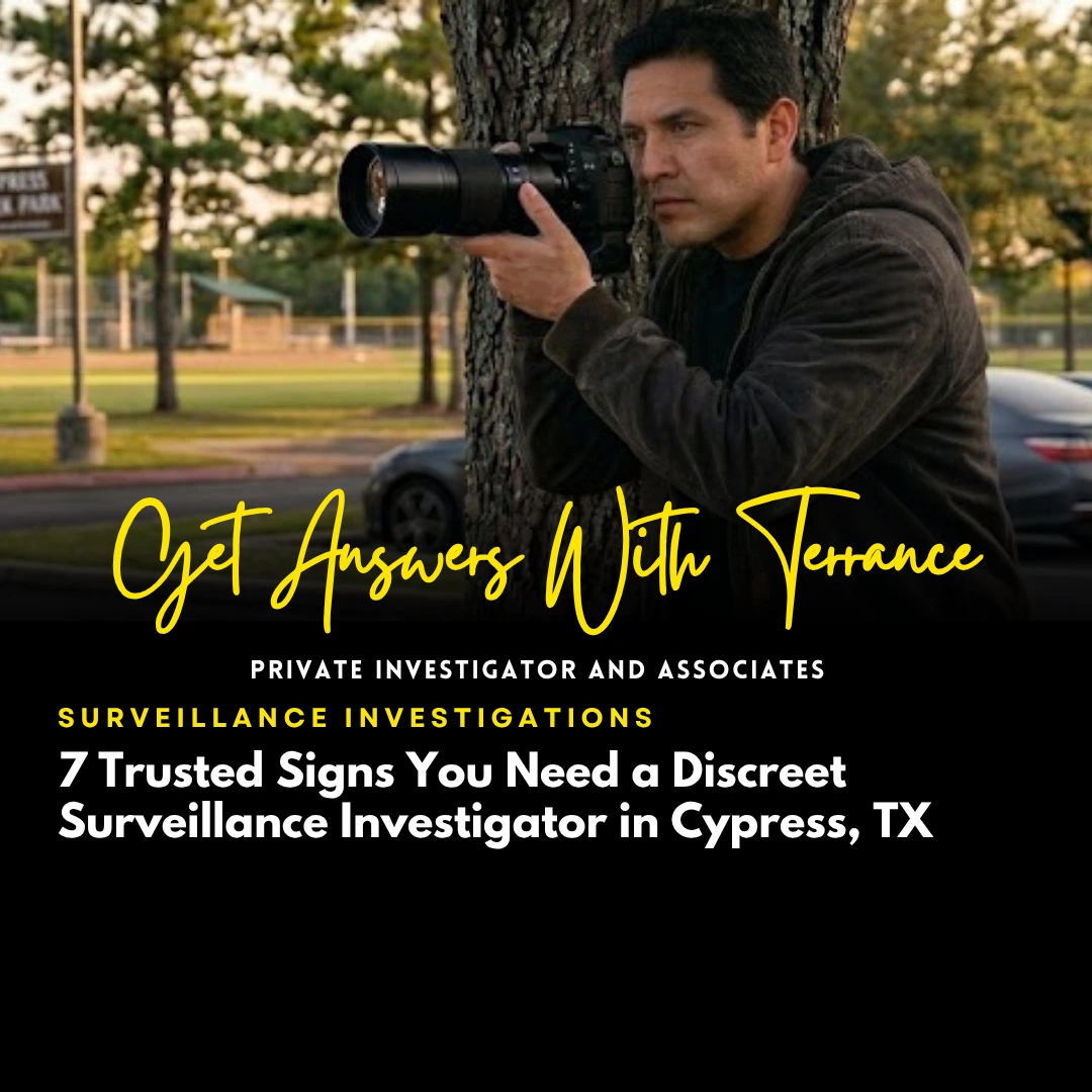 Surveillance Investigator in Cypress, TX