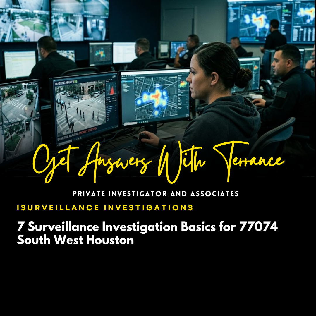 surveillance investigation in 77074